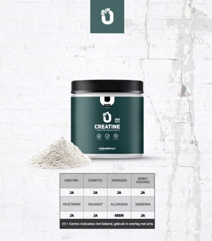Fundamental creatinemonohydraat 300 gram